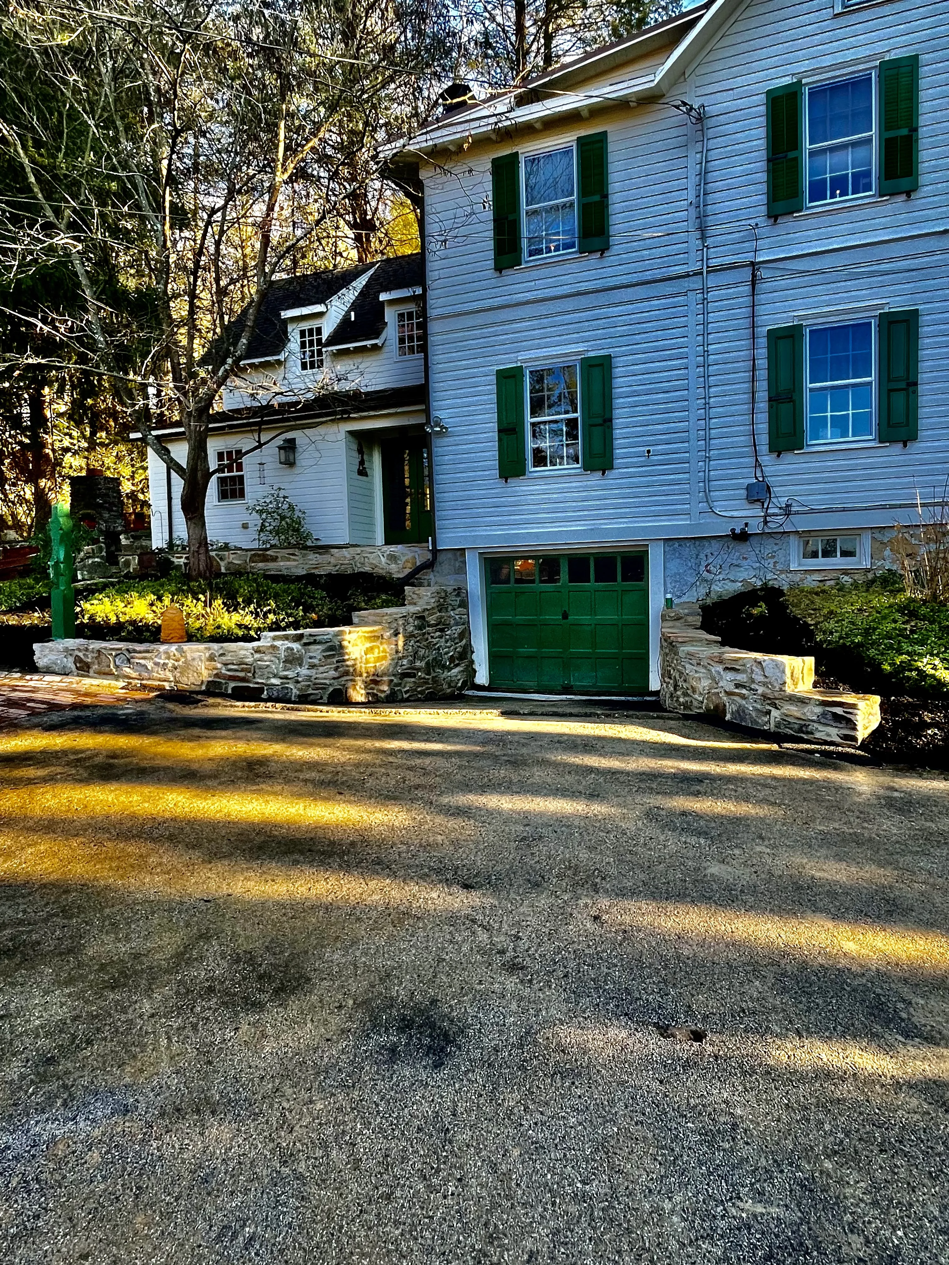Stone Fire Pit Installation