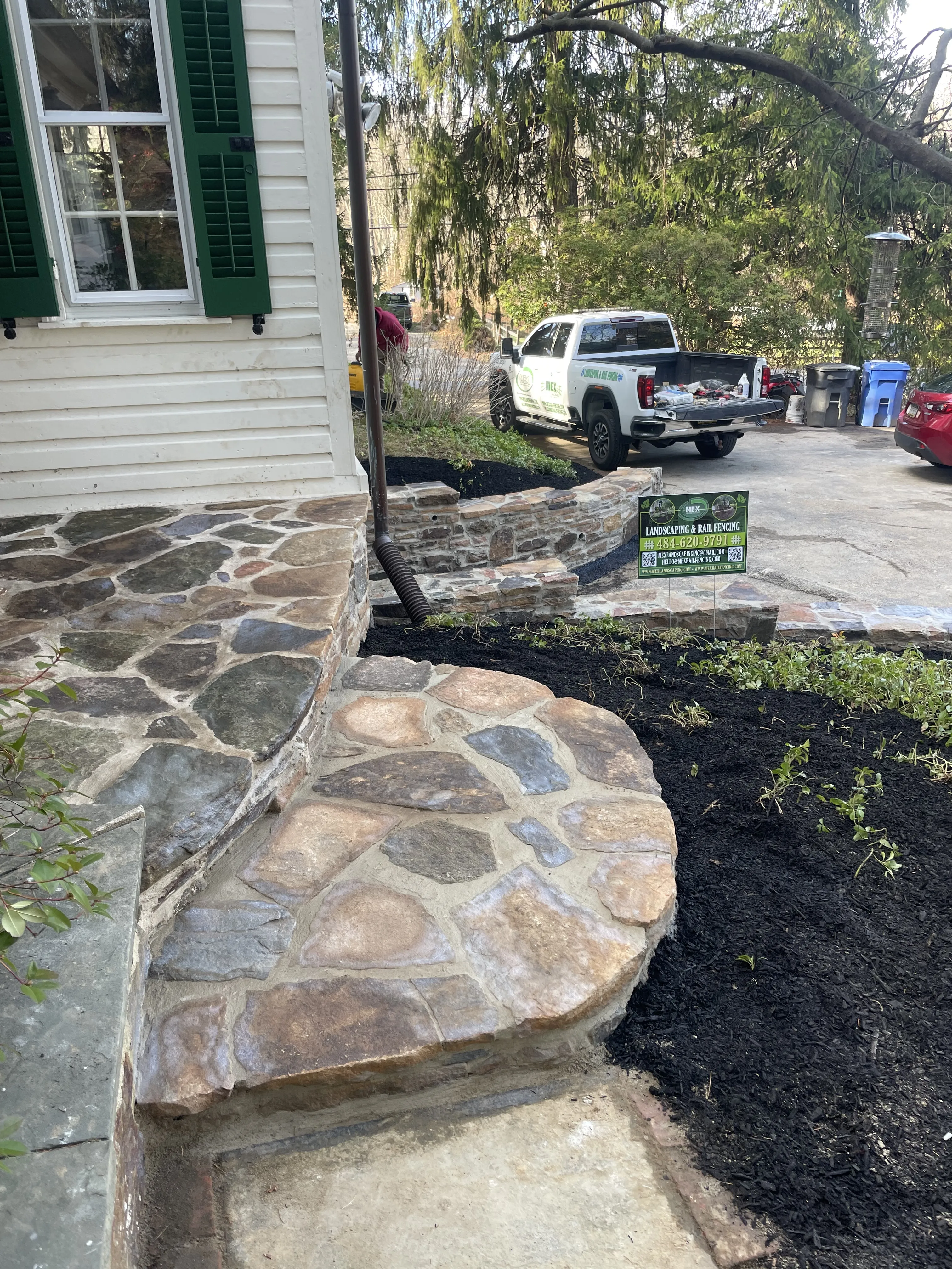 ProGround Landscaping team at work in King of Prussia