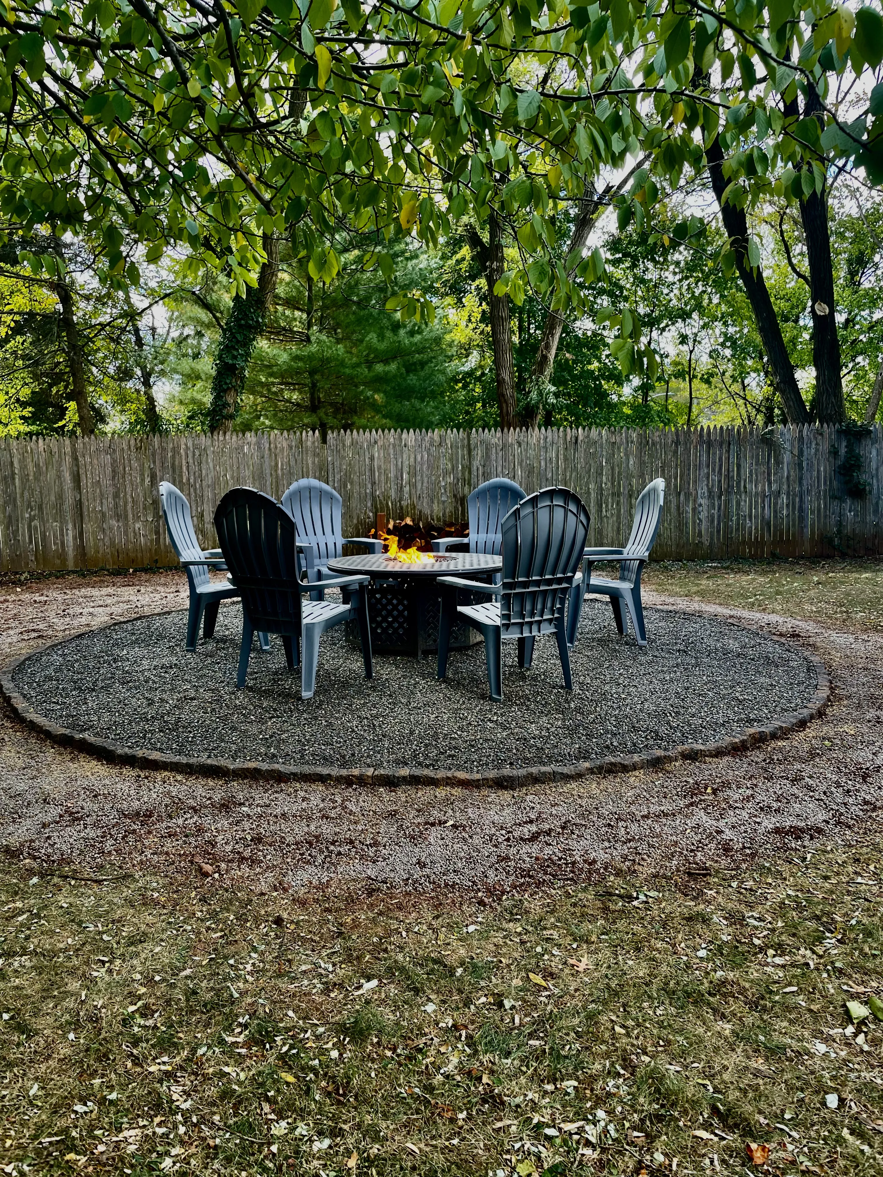 Fire Pit & Seating Area